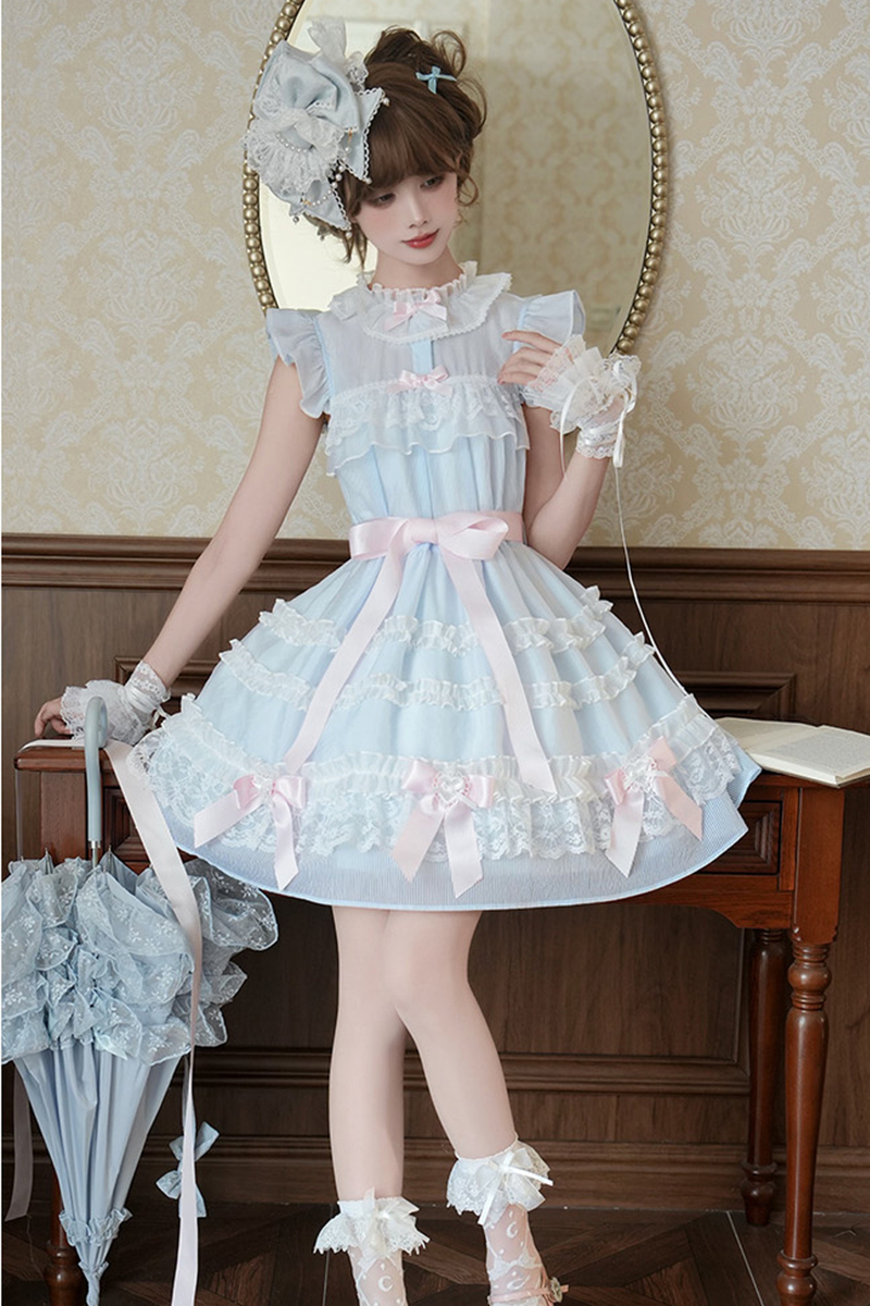 Ribbon Bow Princess Lolita Dress