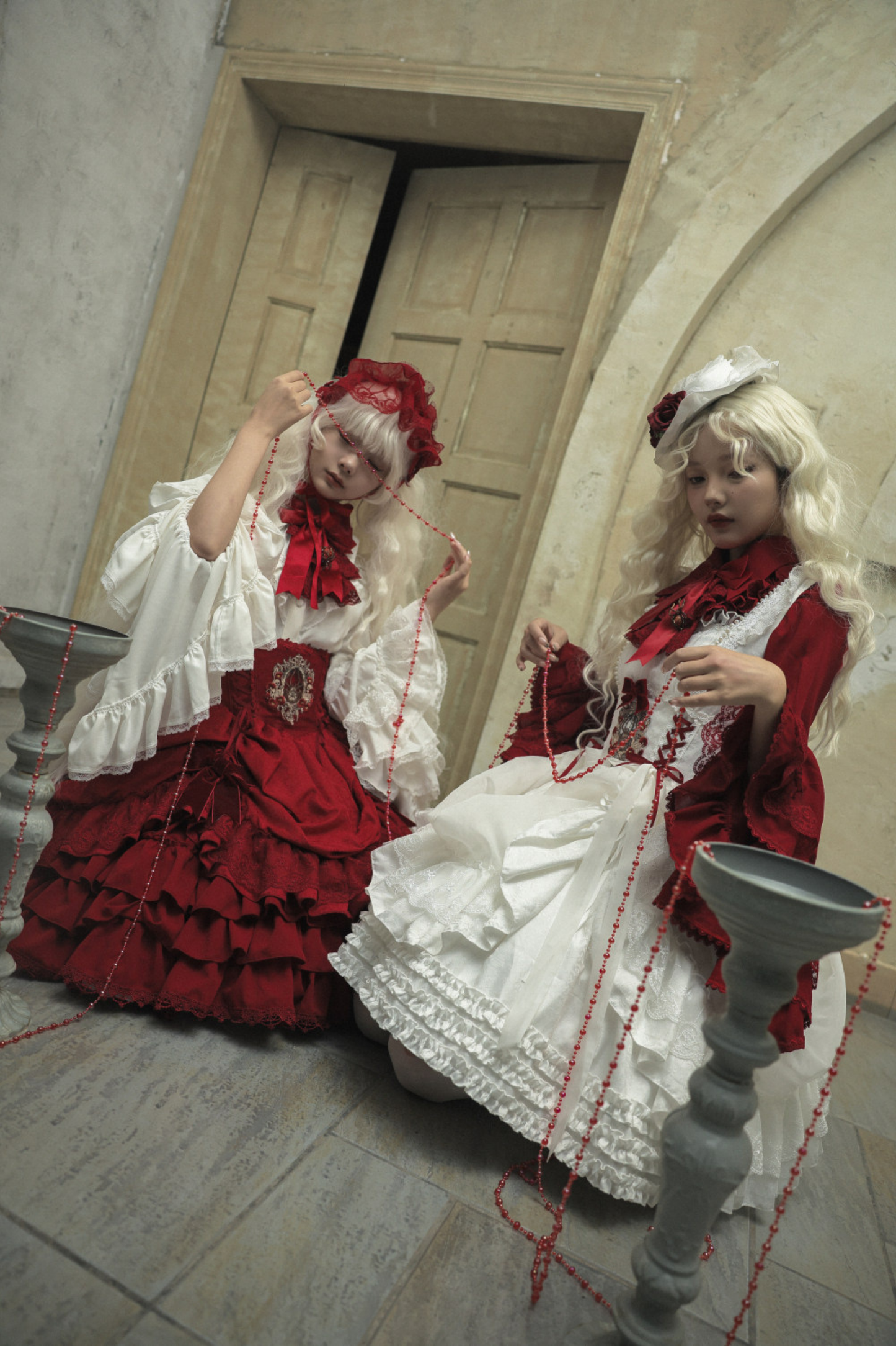 Moon River Gothic Skirt + Cape + Top + Bow