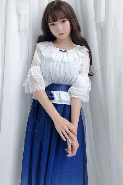 Fairy Lolita Starry Sky Dress Set