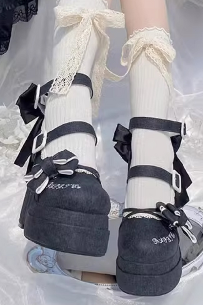 Merry Sweet Ribbon Shoes