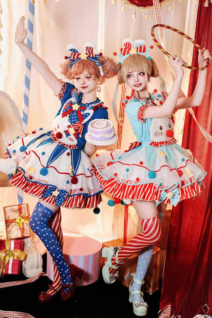 [pre-order] Circus Piero Bunny Dress Set Complete
