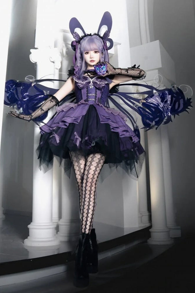 Magic Wand Butterfly Fairy Dress + Full Set + Accessories