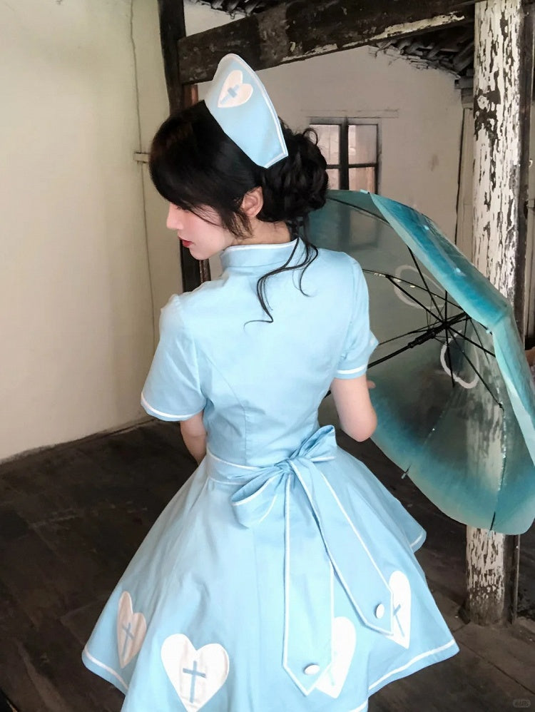 [pre-order Deadline: May 4] Heart Cross Nurse Cosplay Lolita Series Nurse Hat