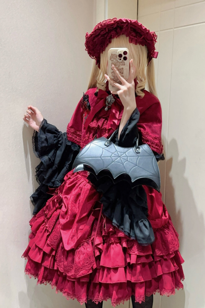 Moon River Gothic Skirt + Cape + Top + Bow