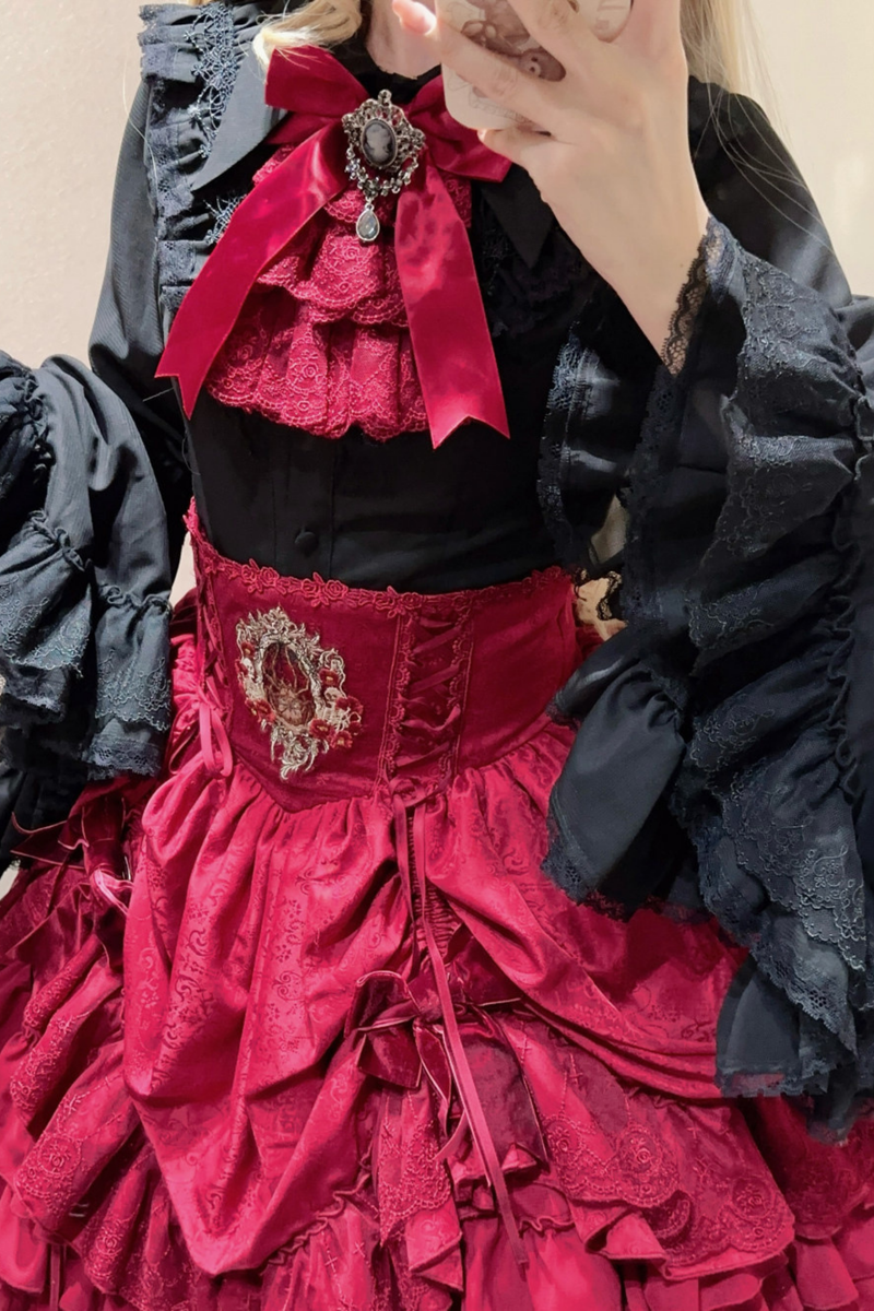 Moon River Gothic Skirt + Cape + Top + Bow
