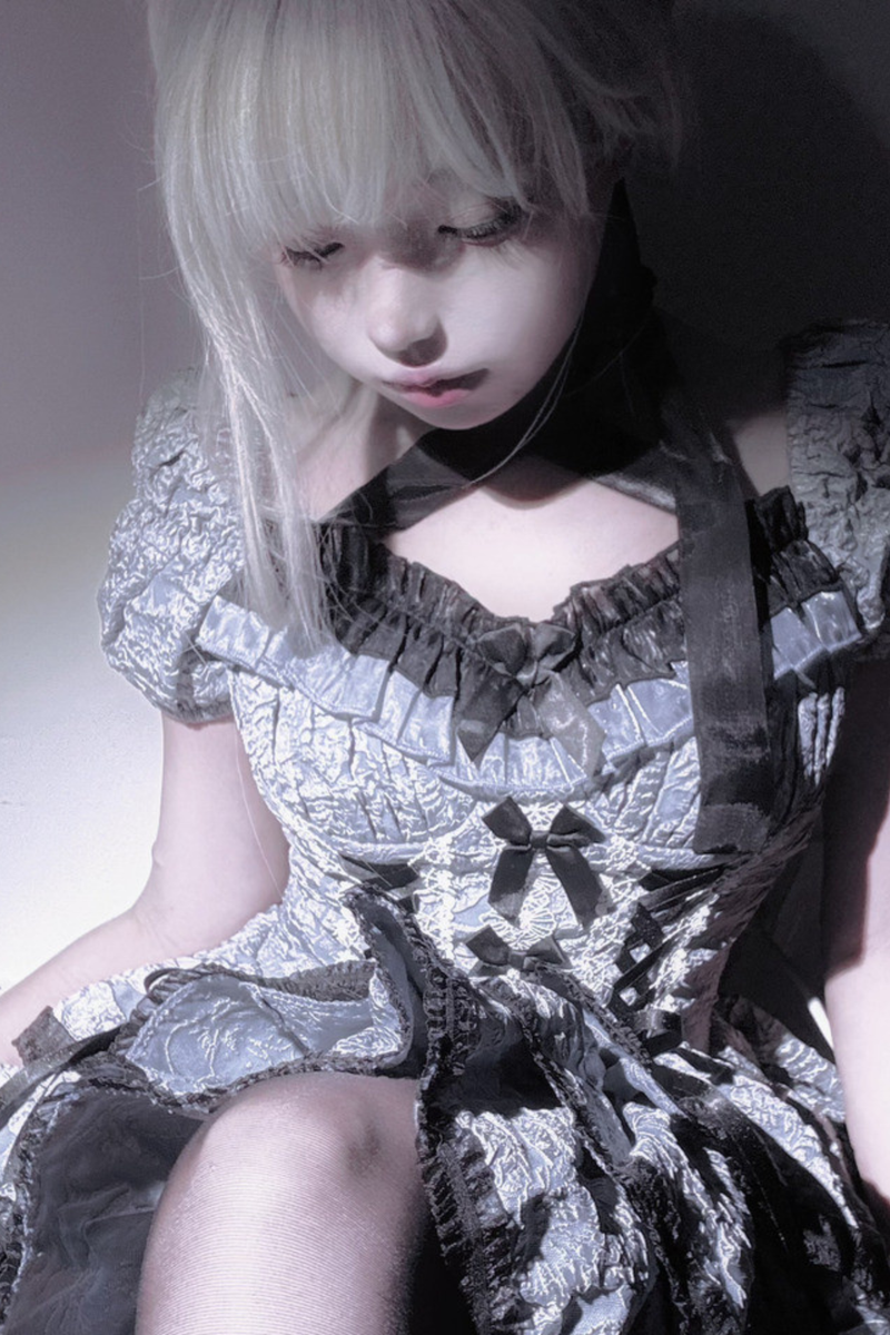 Dark Blue Gothic Lolita Dress