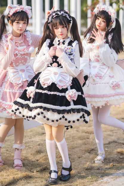 Sweet Girly Cat Lolita Set