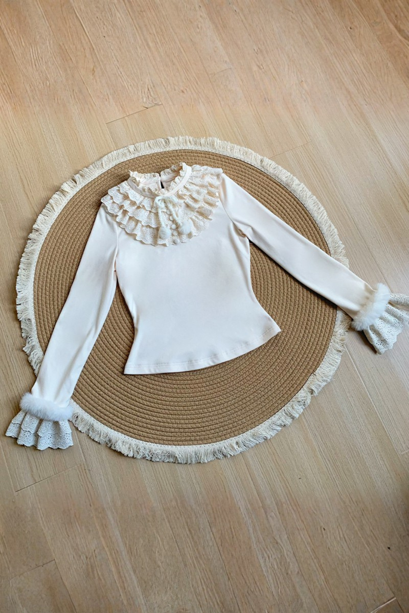 Twin Ruffle Doll Jumperskirt + Top + Ribbon + Hat