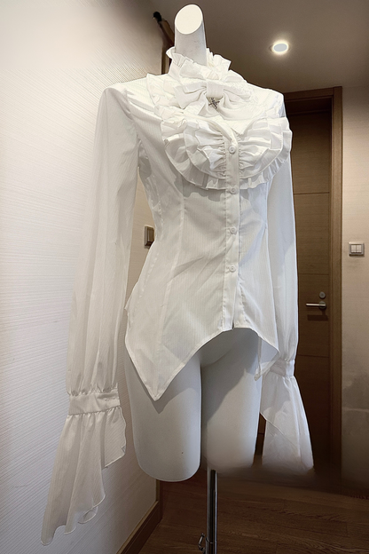 Gothic Lolita Cape + Shirt + Skirt + Ribbon + Bonnet