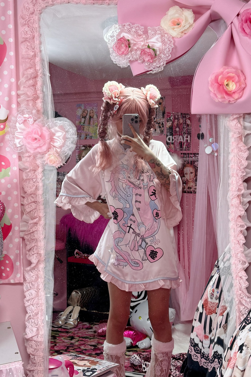 Dream Love Angelic Subculture Chinese-style T-shirt + Shorts