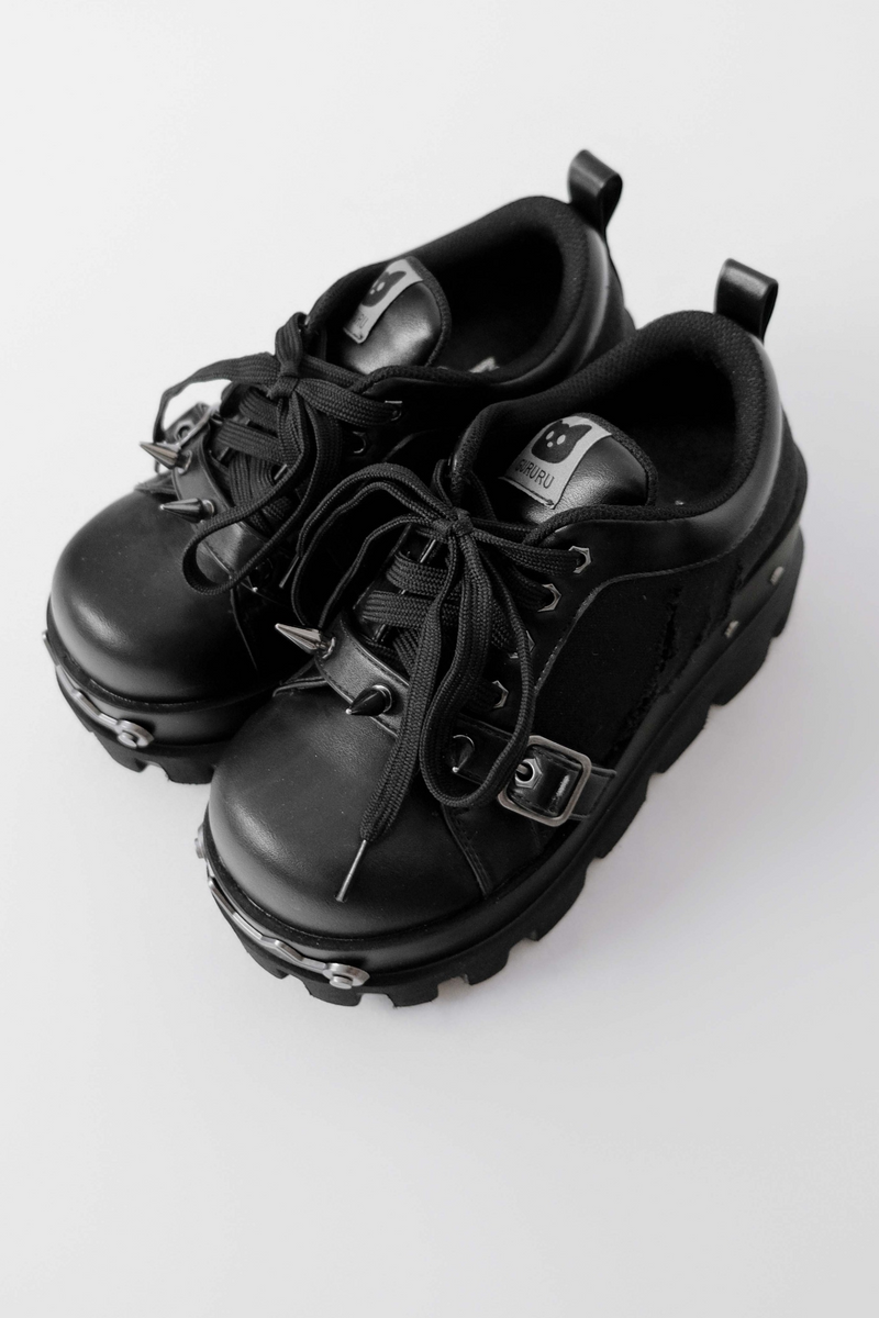 Y2k Subculture Rivet Platform Sneakers