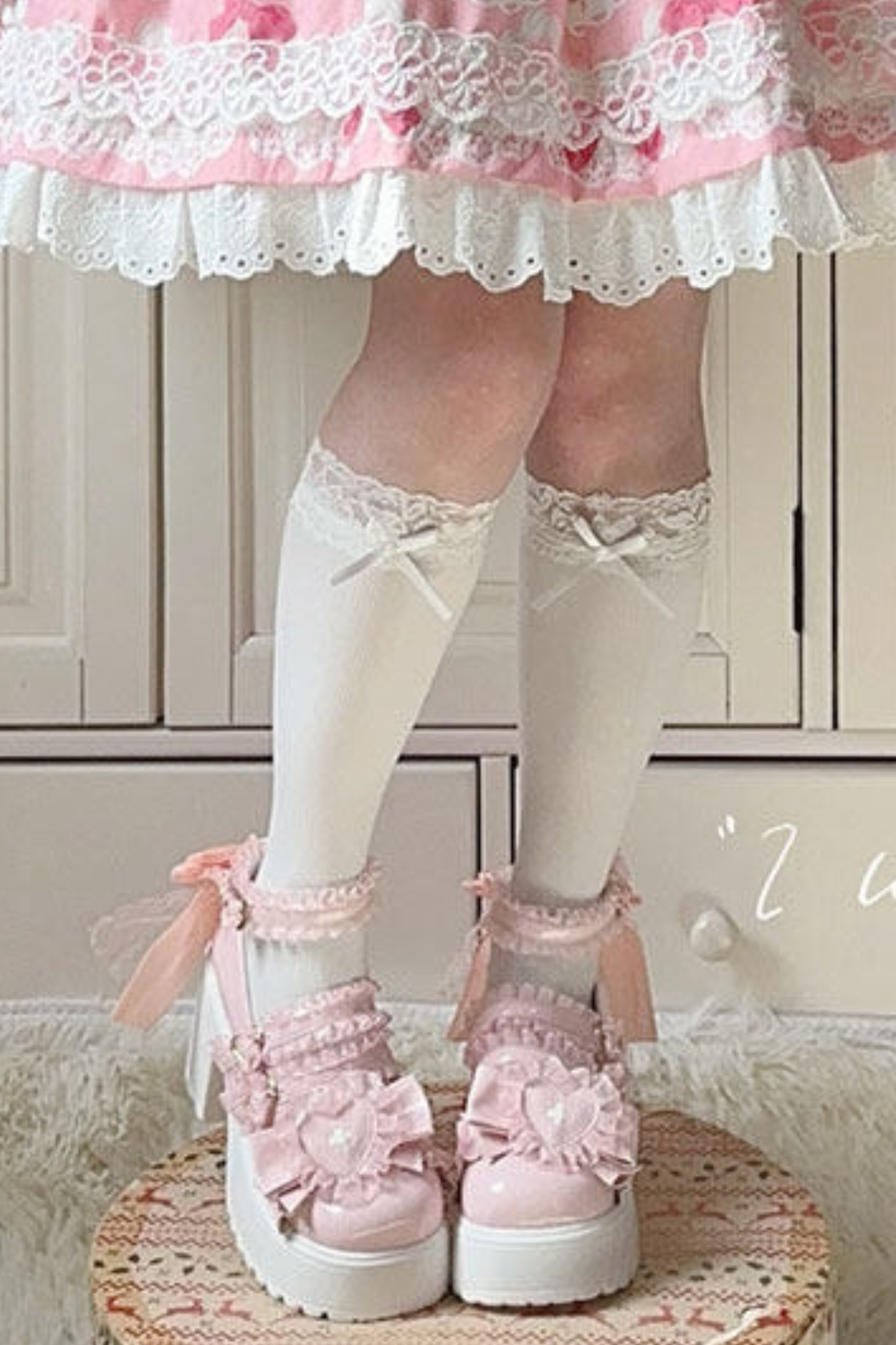 Lace Ruffle Lolita Shoes