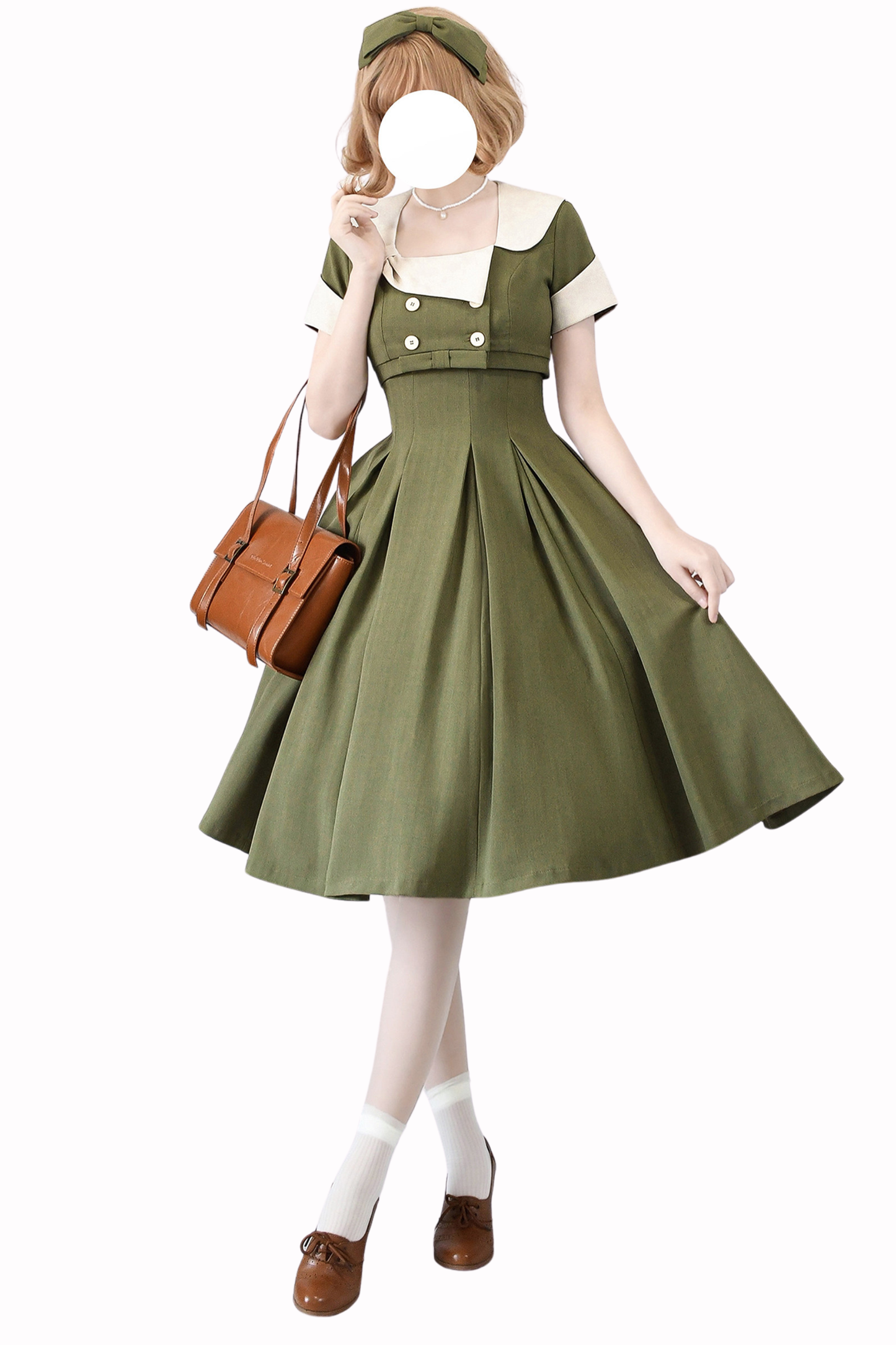French Retro Flare Dress + Short Jacket