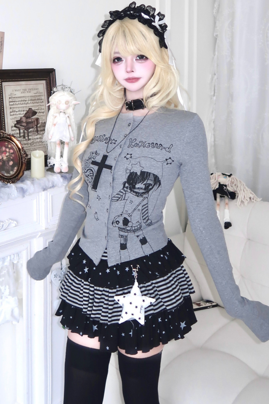 Gothic Girl Slim Slimming Top