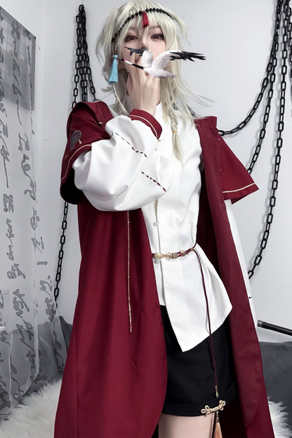 Bunny Hood Prince Outerwear + Shirt + Shorts