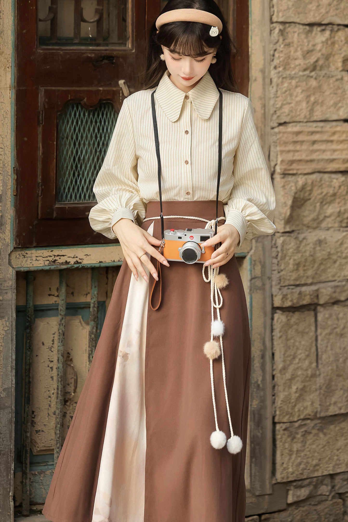 Retro Cat Vest + Top + Skirt