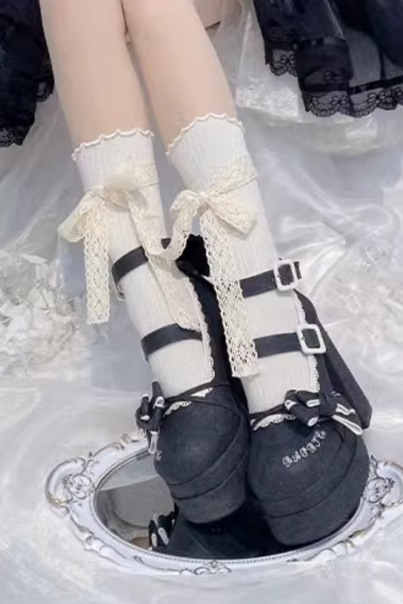 Merry Sweet Ribbon Shoes
