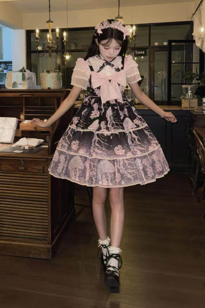 Sweet Jellyfish Sleeveless Lolita Dress