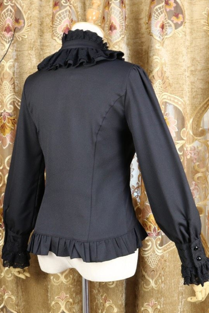 Neck Retro Chiffon Lolita Blouse