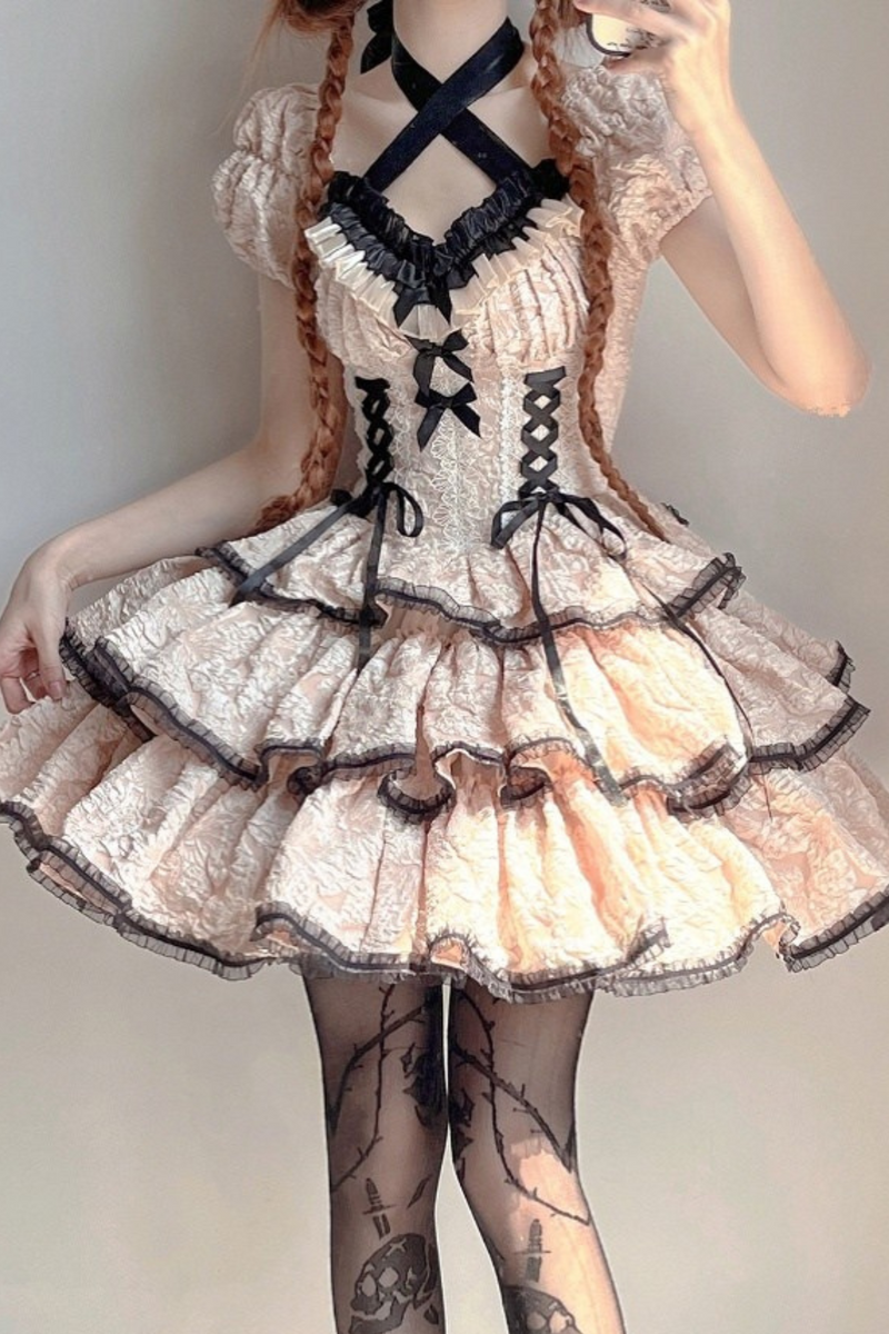 [pre-order] Generation Lace-up Dress