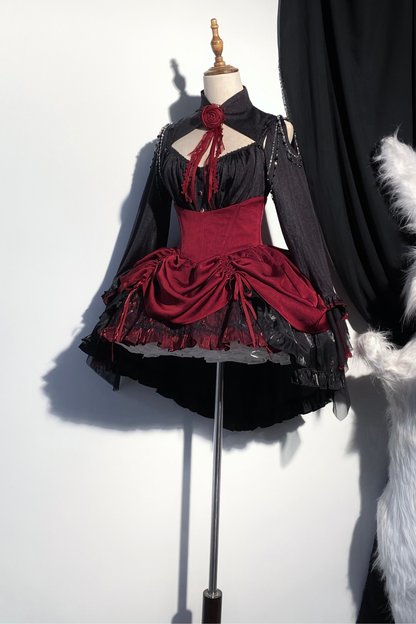 Dark Flower Gothic Lolita Set