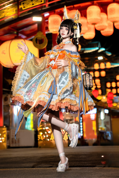 Jade Rabbit Lolita Dress + Headband