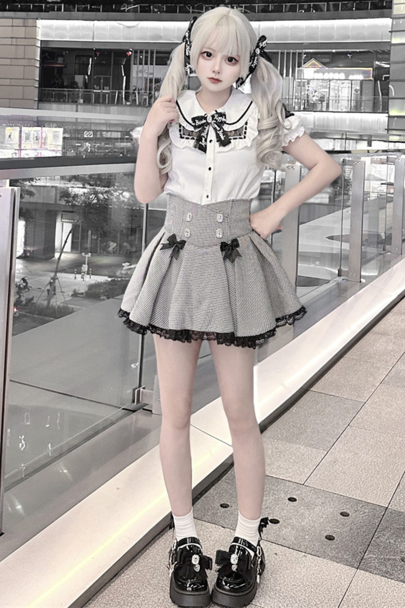 Doll Lace Top + Culottes