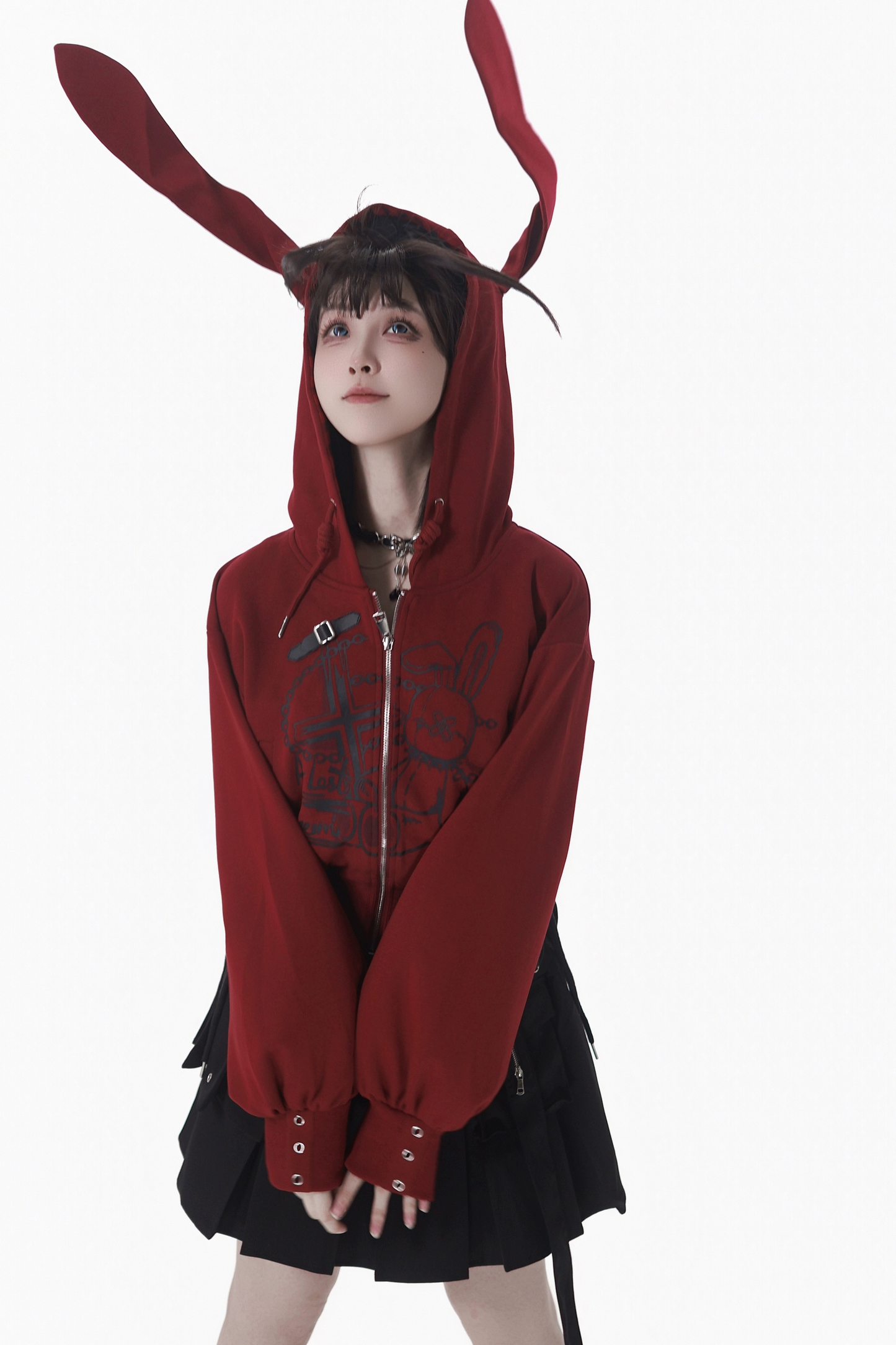 Rabbit Hoodie + Skirt