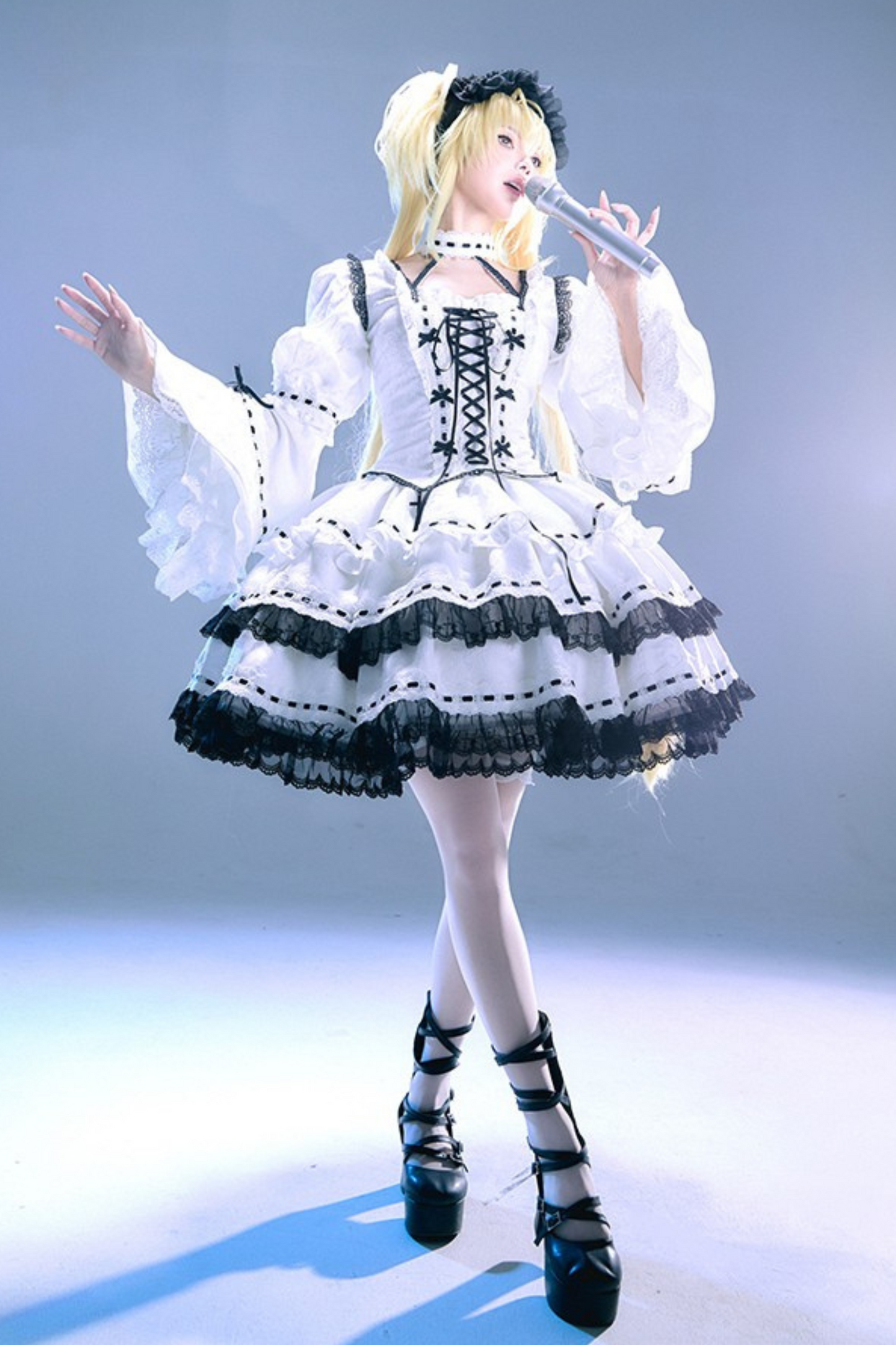 Gothic Witch Lolita Dress Set Full Set