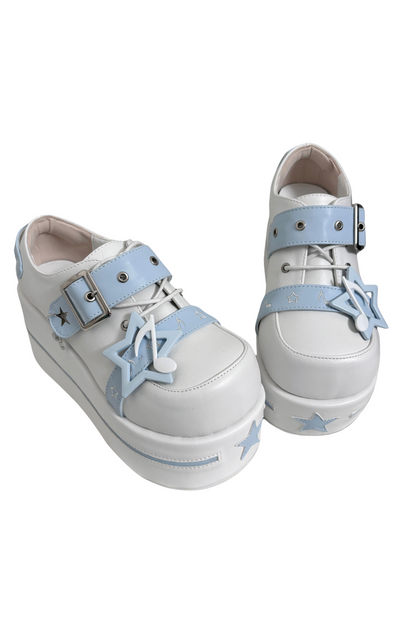 [pre-order] Star Melody Punk Strap Platform Shoes