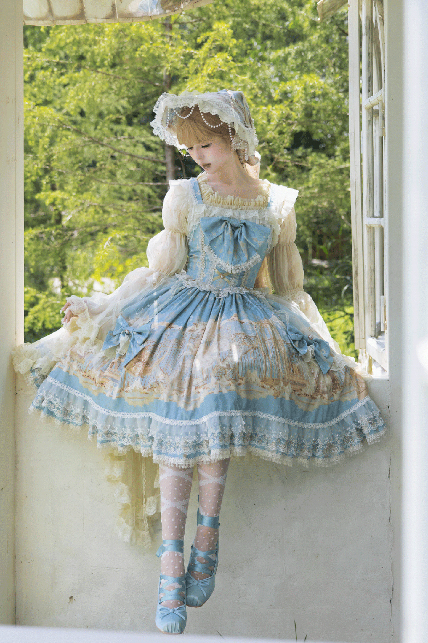 Unicorn Classical Princess Jumperskirt + Top + Bonnet + Catsuit