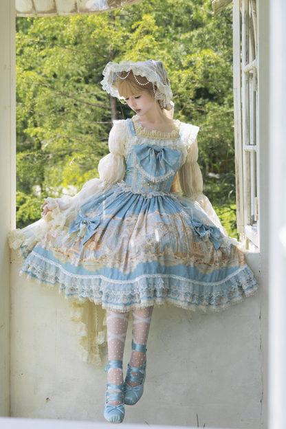 Unicorn Classical Princess Jumperskirt + Top + Bonnet + Catsuit