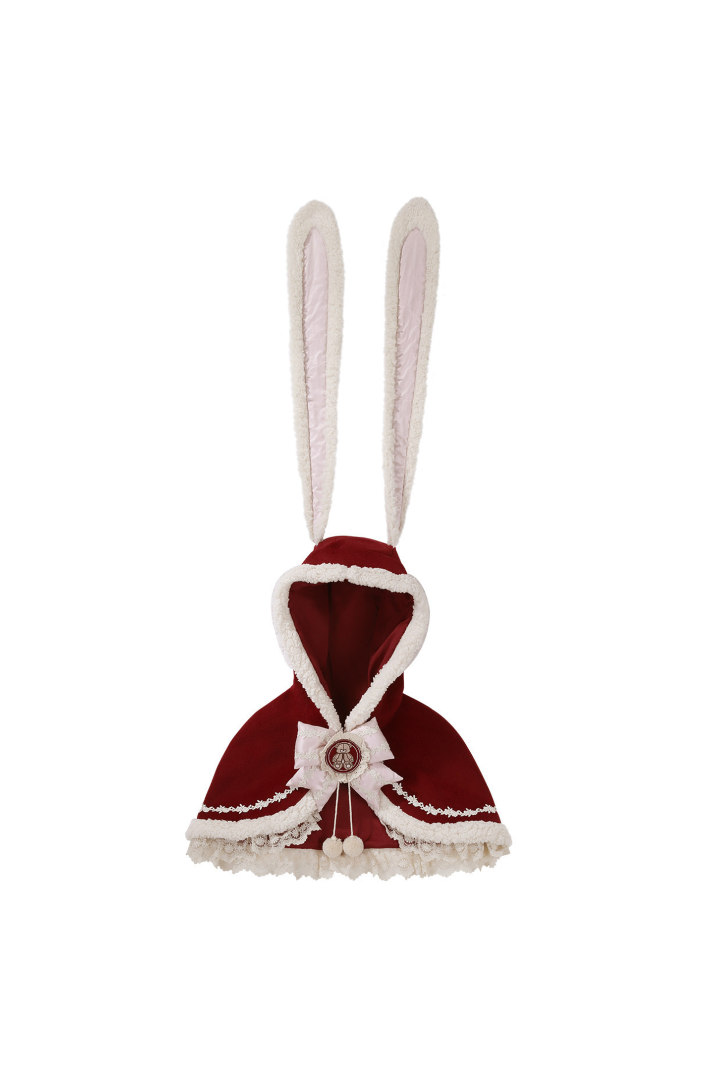 [pre-order] Rabbit Lolita Cape + Suspenders + Bear Design Skirt + Turtleneck