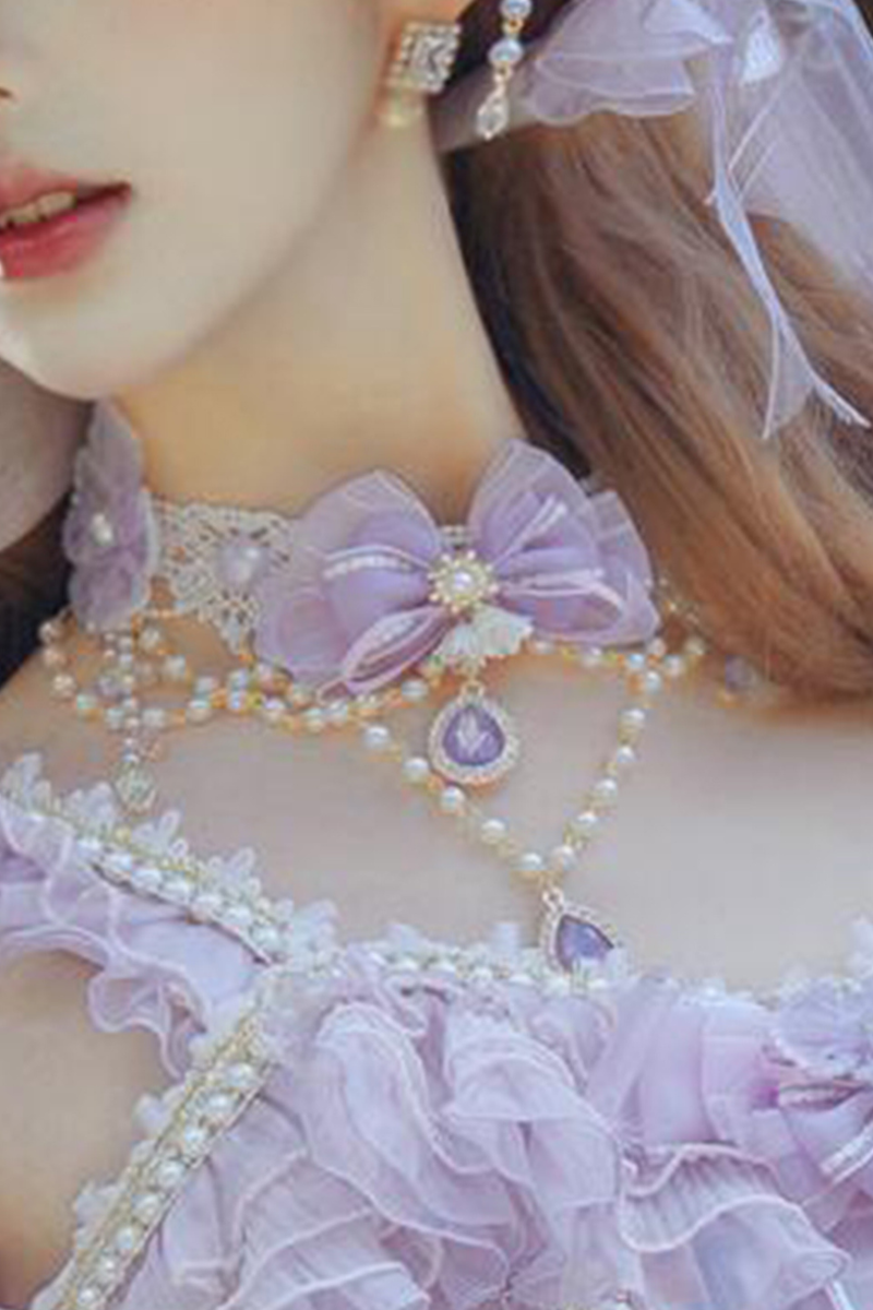 Princess Scepter Lolita Accessories Hat + Necklace + Glove + Scepter