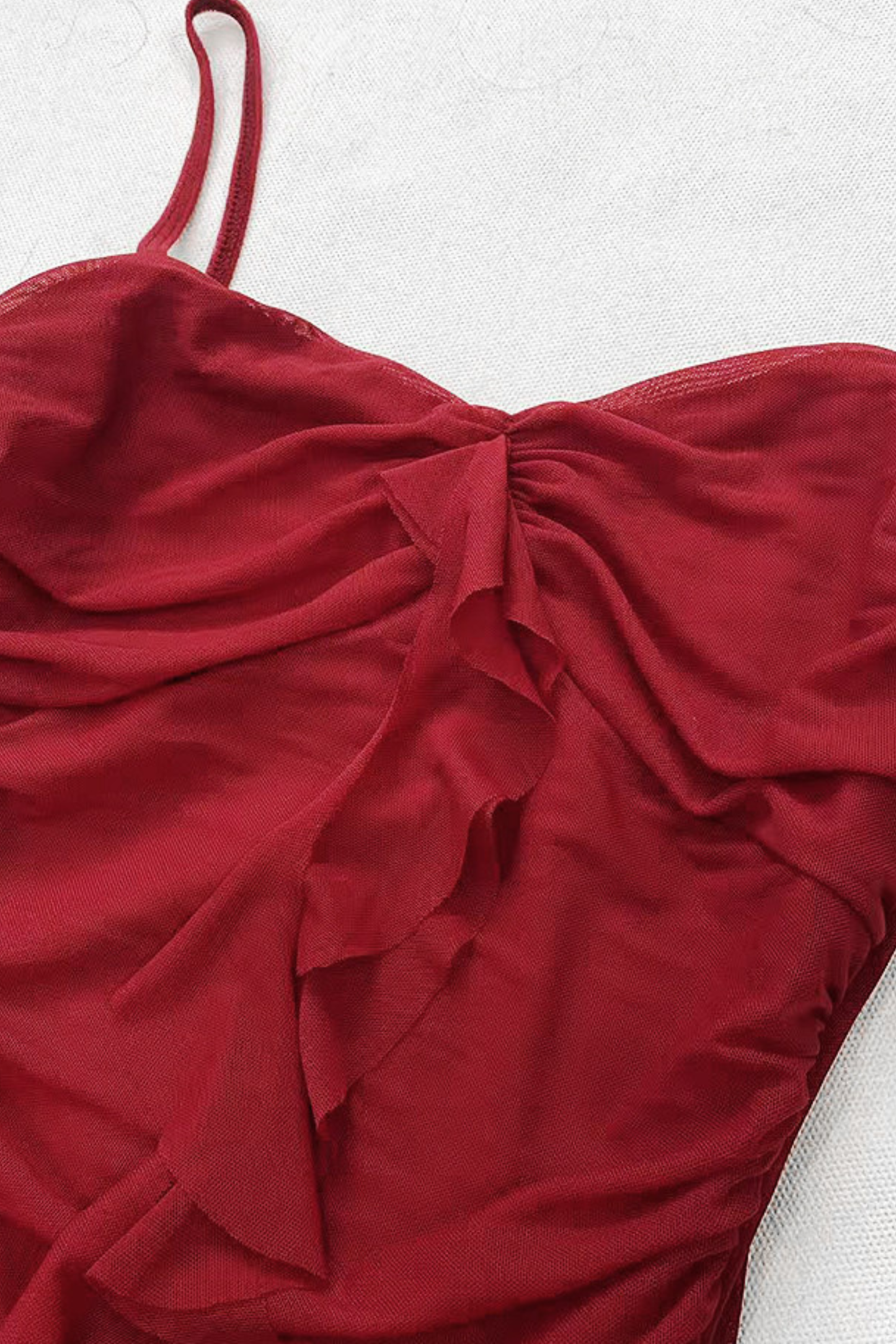Spicy Girl Ruffle Camisole Tops