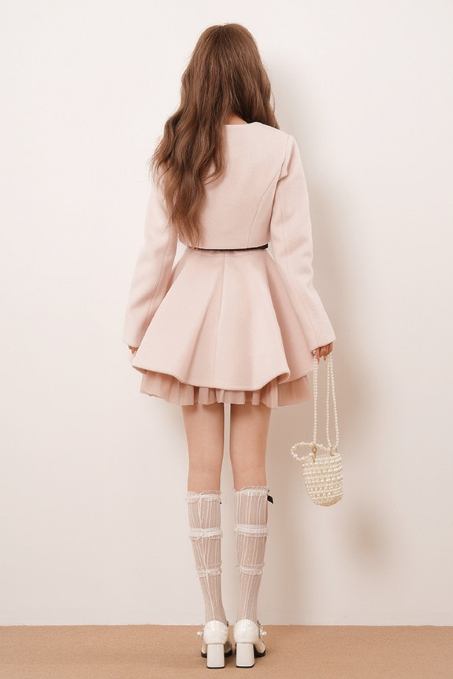 Sweet Powder Short Jacket + Flare Dress