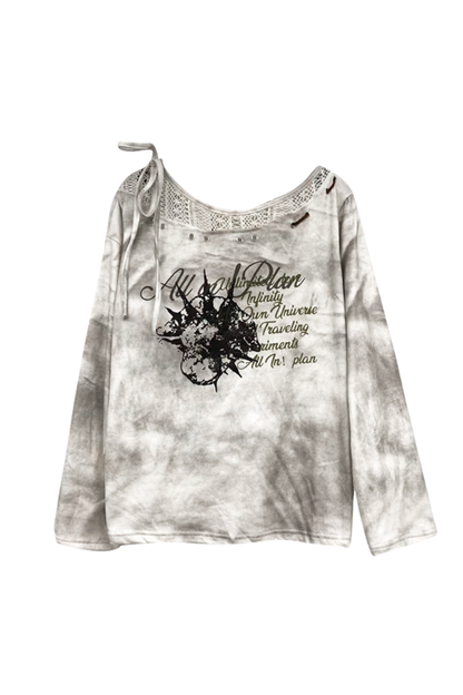 Off-shoulder Y2k Top