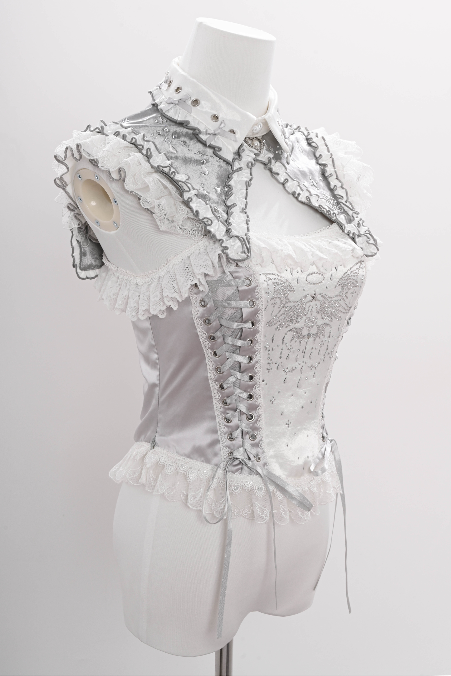 Metallic Angel Rhinestone Top