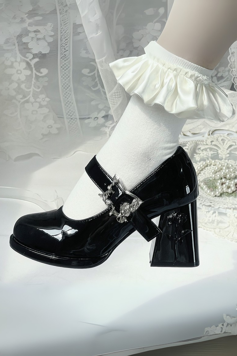 Floating Dreamland Platform Block Heel