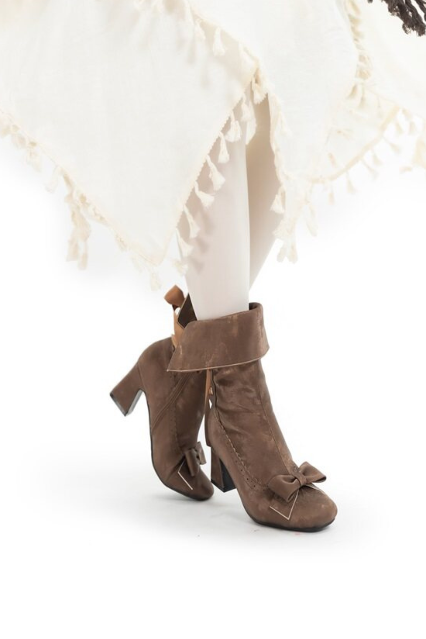 Retro Sweet Ribbon Lolita Short Boots