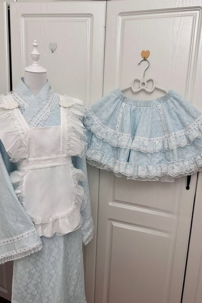 Full Lace Cotton Apron Subculture Skirt