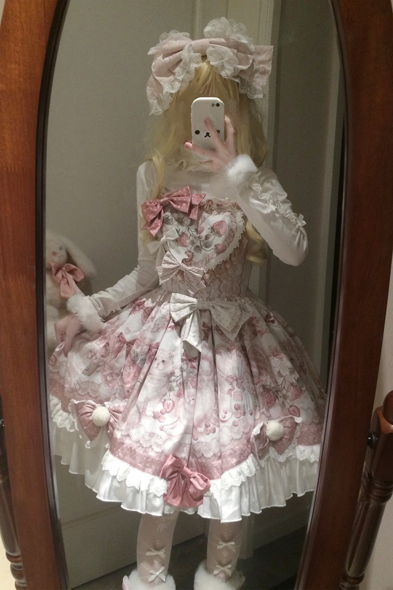 Sweet Cat Princess Lolita Dress + Shawl