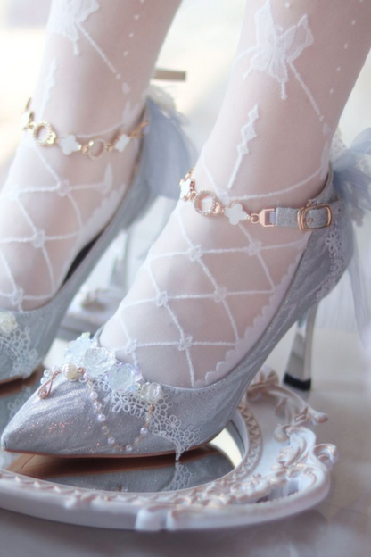 Streamer Ode Glitter High Heels