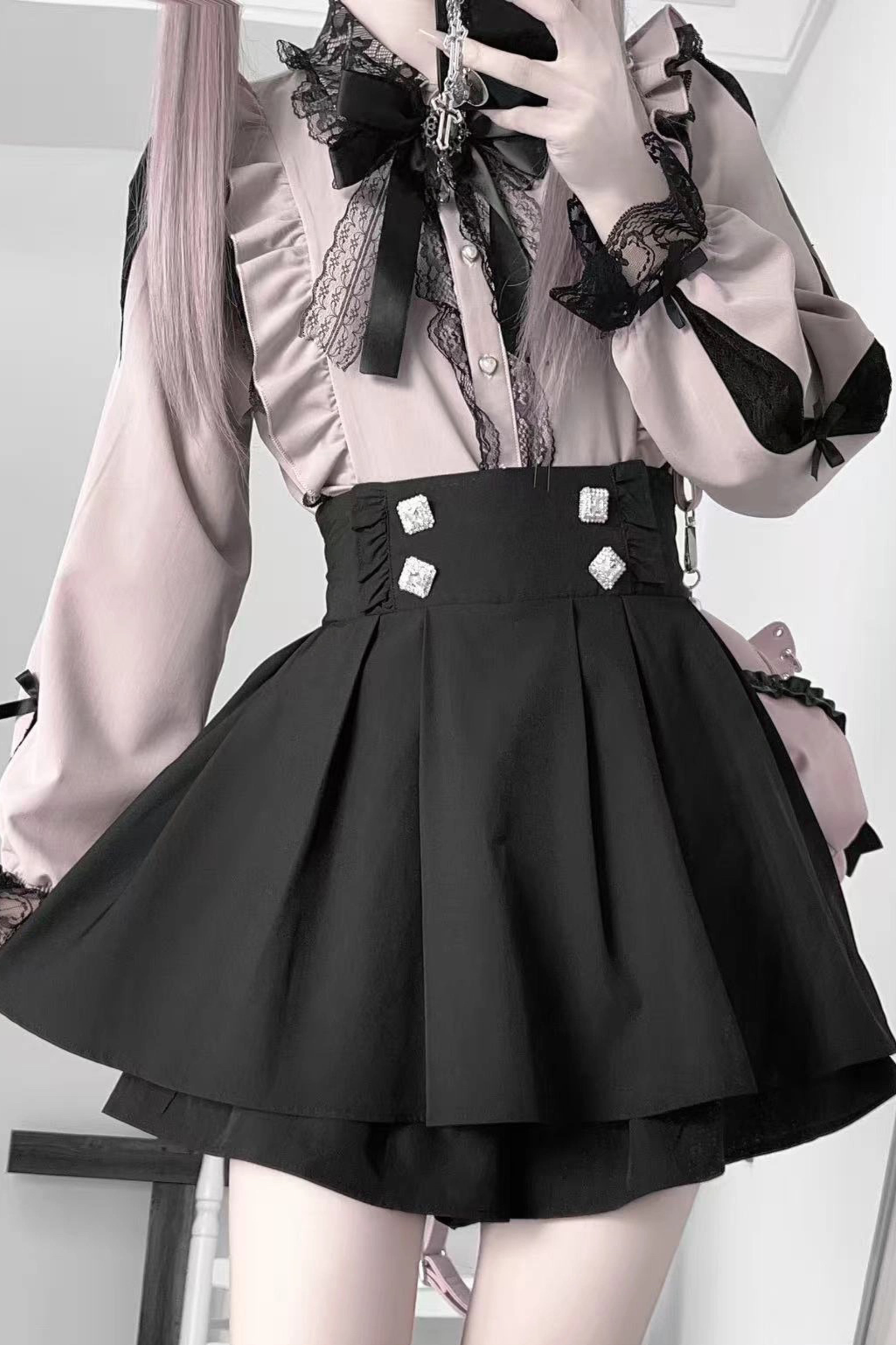 Lace Dark Sweet Shirt + Skirt