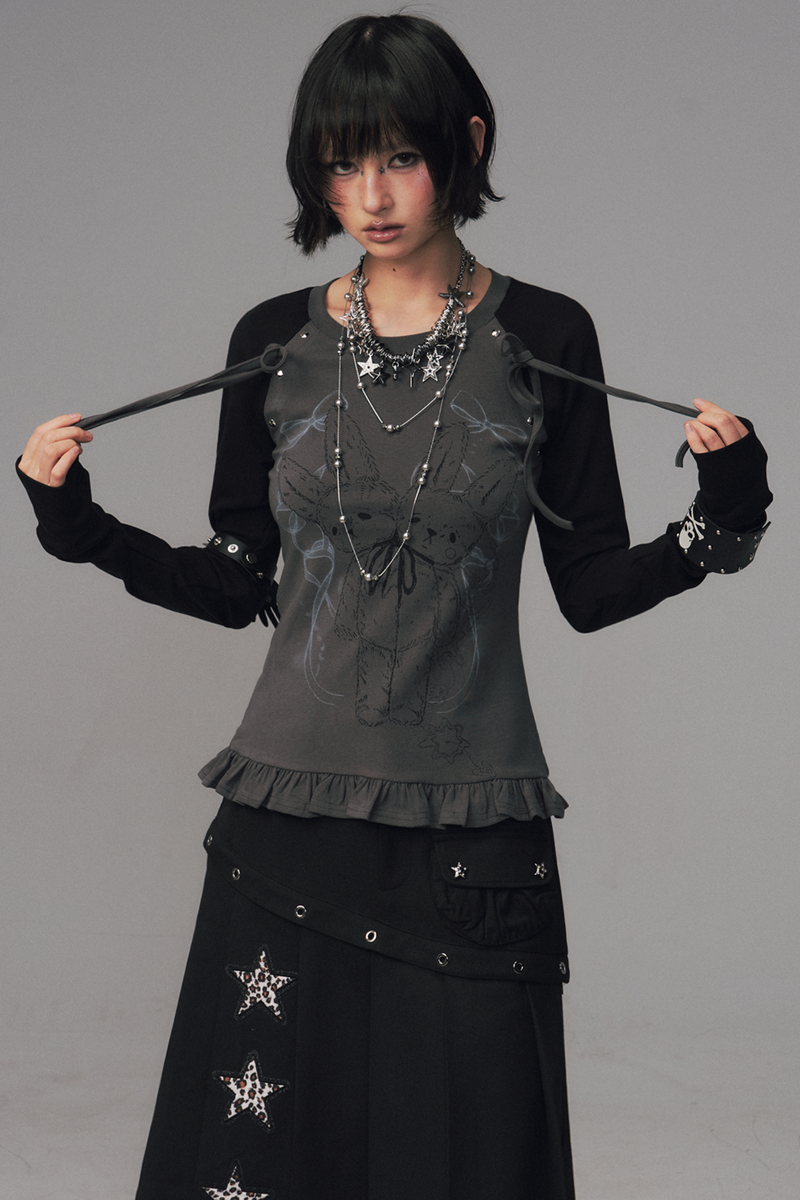 Bicolor Dark Punk Top