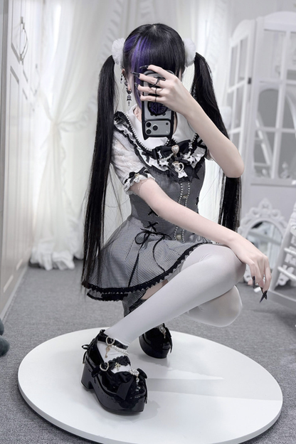 Sweet Girly Lace-up Shoes