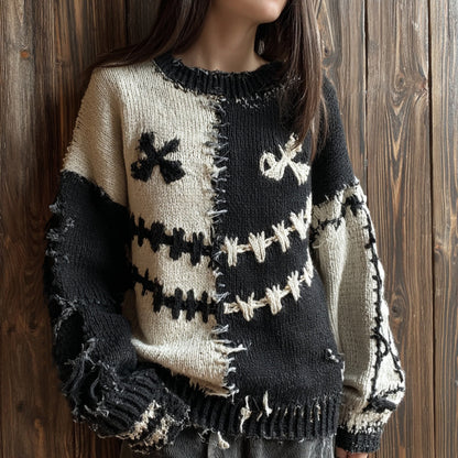 Vintage Inspired Sweater with a Contemporary Edge