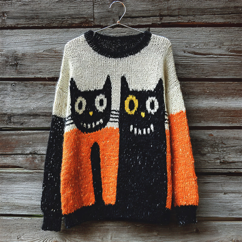 Vintage Inspired Sweater with a Contemporary Edge