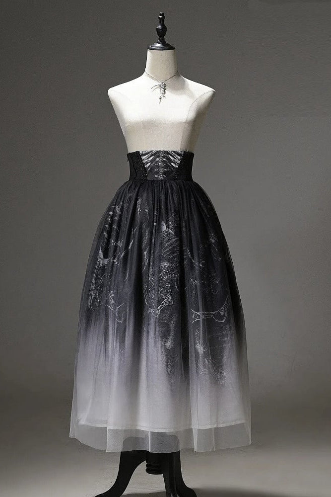 [pre-order Deadline: June 8] Phantom Knight Dark Gothic Military Dress Full Set (jacket + Bustier Top + Skirt)