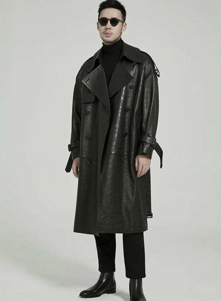Leather Trench Coat